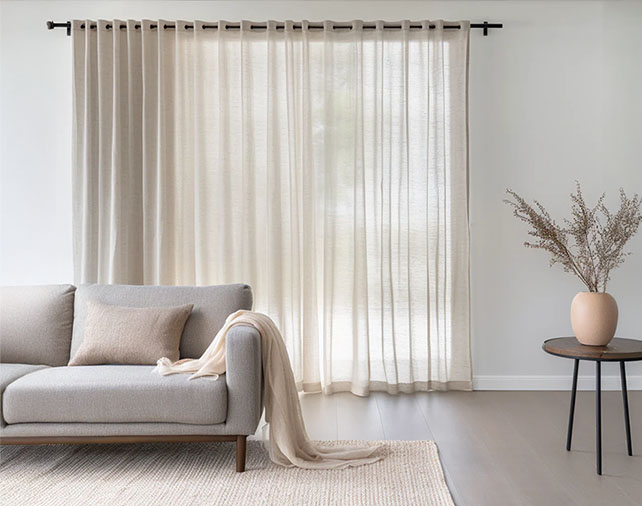 Telas decorativas para cortinas